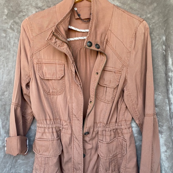 🎉ANORAK Surplus Jacket - EVEREVE, Light Mauve/Darker Blush, Size LG - Picture 3 of 6